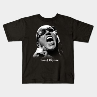 Sinead O'Connor Black white Kids T-Shirt